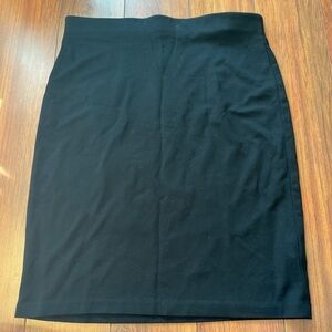 Premise Studio Classic Black Pencil Skirt